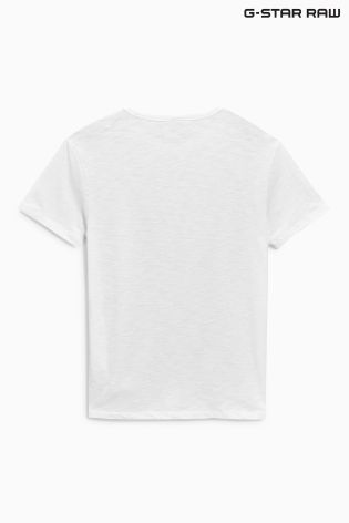 G-Star White T-Shirt Two Pack